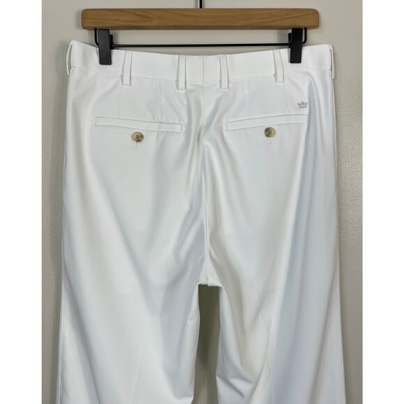 Peter Millar Crown Sport Performance Chino Pants White 32 x 33” MF16EB78 Golf - Picture 5 of 11